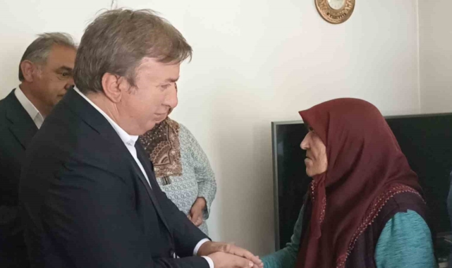 Erzincan Valisi'nden acılı aileye ziyaret