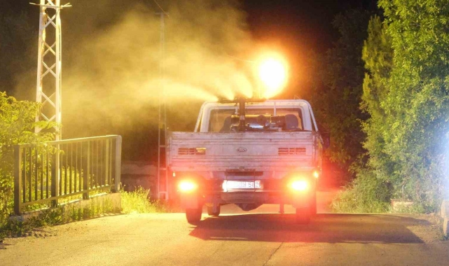 Erzincan'da ilaçlama çalışması yapıldı