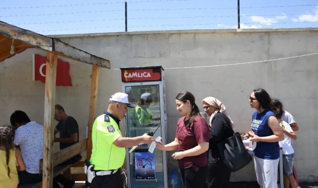 Erzincan'da Kurban Bayramı trafiğinde yoğun denetim ve kontroller devam ediyor