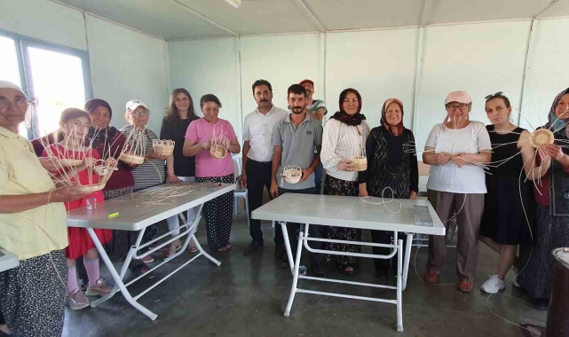 Frig Vadisi Ekolojik Köy projesi, Hasır Örme Kursu ile kültürel mirası canlandırıyor