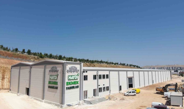 Gaziantep'te HAYDİ'ler için ekmek üretim fabrikası kuruldu