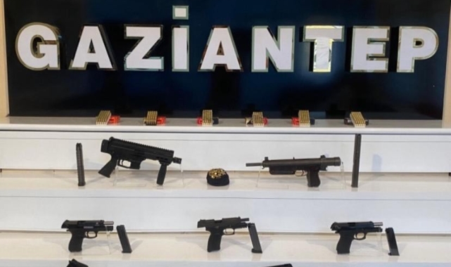 Gaziantep'te silah kaçakçılığı operasyonu: 12 gözaltı