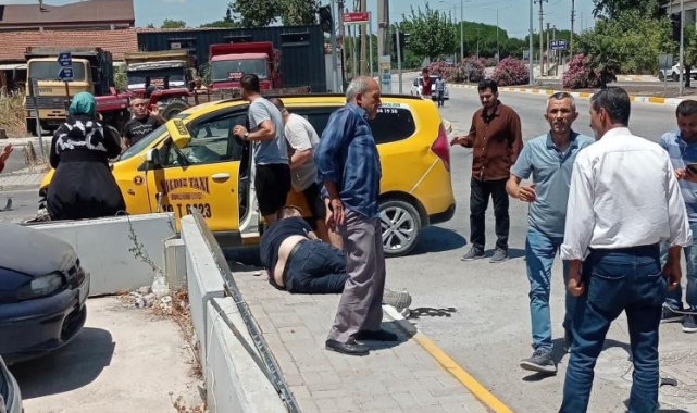 Gönen'de direksiyon başında rahatsızlanan sürücü faciaya sebep oldu