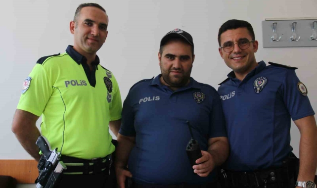 Gurbetçi zihinsel engelli gencin polislik hayali gerçek oldu