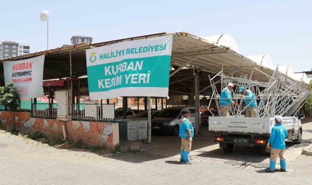 Haliliye Belediyesi Kurban Bayramı hazırlıklarını tamamladı