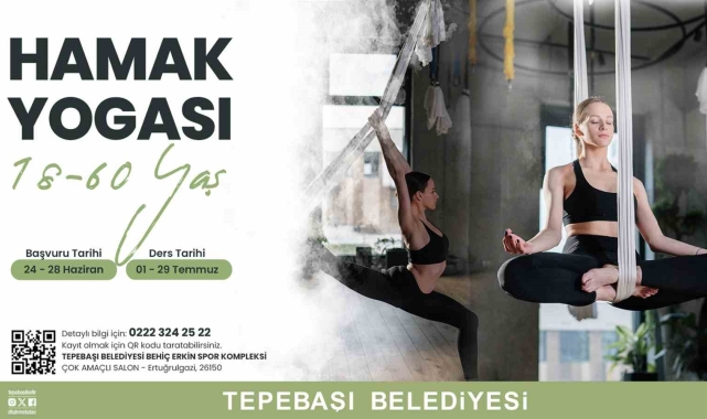 Hamak yogası kayıtları başlıyor