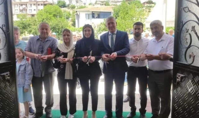 Harmancık'ta Hacı Abdullah Özden Camii açıldı