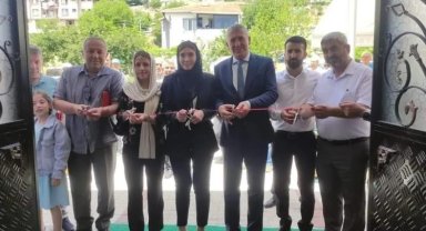 Harmancık'ta Hacı Abdullah Özden Camii açıldı