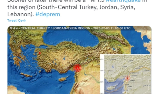 Hoogerbeets'ten yeniden uyarı: Tokat ve Hatay'da deprem beklentisi