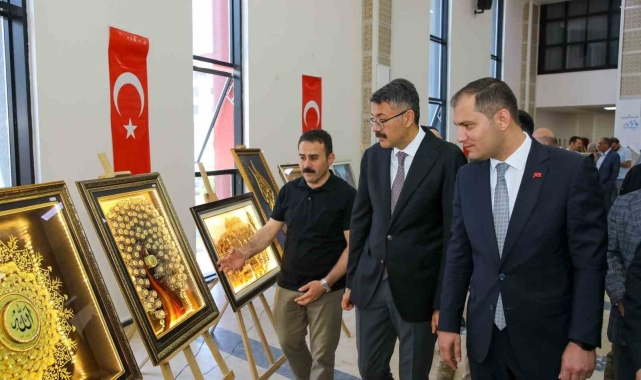 Hükümlülerin el ürünleri sergilendi