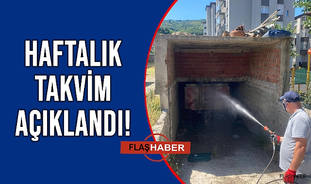 İLAÇLAMA ÇALIŞMALARI TAM GAZ DEVAM EDİYOR!