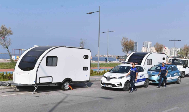 İnciraltı ve Karşıyaka'da 433 karavan tahliye edildi
