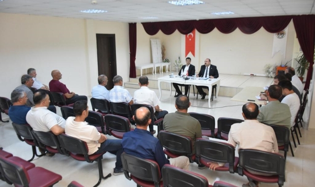 İnönü'de muhtarlarla istişare toplantısı yapıldı