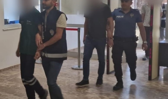 İnşaattan kablo çaldılar, polisten kaçamadılar