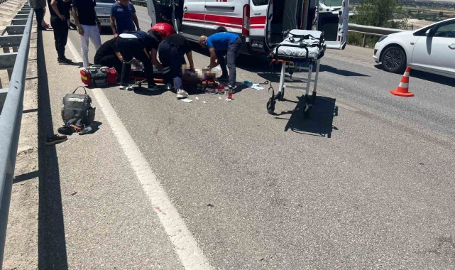 Isparta-Burdur kara yolunda kontrolden çıkan motosiklet bariyere çarptı: 1 ölü, 1 yaralı