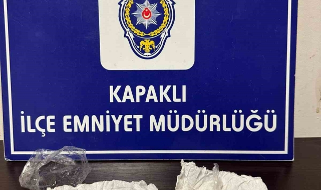 İstanbul'dan Kapaklı'ya uyuşturucu getiren şahıslar yakalandı