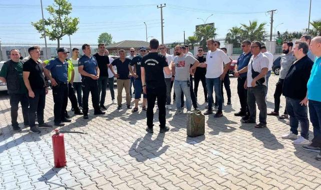 İtfaiyeden yangınlara doğru müdahale için gerçekçi tatbikat