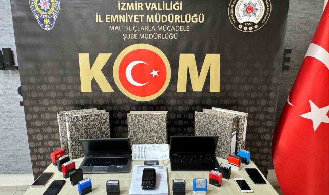 İzmir'de naylon fatura ve vergi kaçakçılığı operasyonu