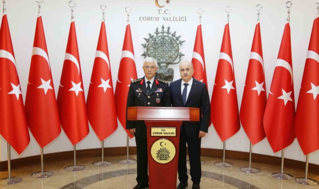 Jandarma Genel Komutanı Orgeneral Çetin Çorum'da