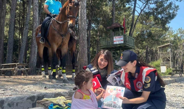 Jandarma Milli Park'ta bilgilendirmede bulundu