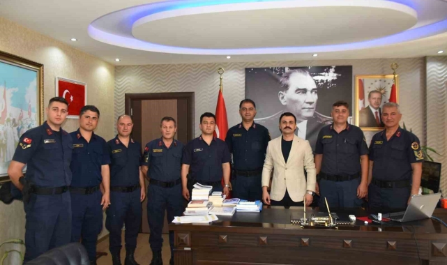 Jandarma personelleri Kaymakam Omurca ile görüştü