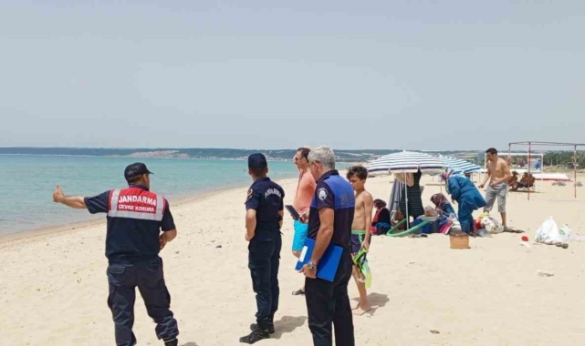 Jandarmadan tatilcilere boğulma uyarısı