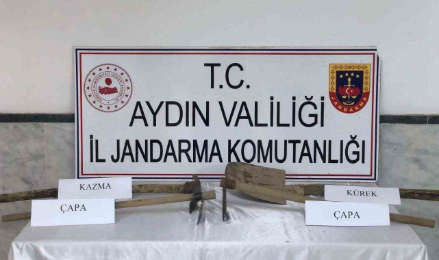 Kaçak tarihi eser kazısına suçüstü: 5 şüpheli yakalandı