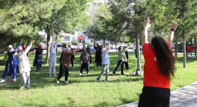 Kadınlar; 'Sabah sporunda buluşalım' etkinliğinden memnun