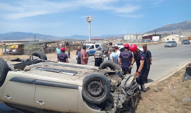 Kahramanmaraş'ta meydana gelen trafik kazasında bir kişi yaralandı