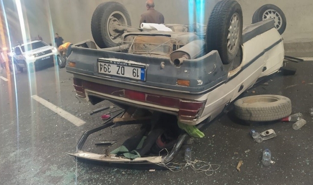 Kahramanmaraş'ta otomobil takla attı: 2 yaralı