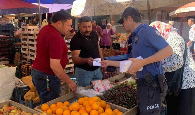 Karacasu'da sahte para bilgilendirmesi