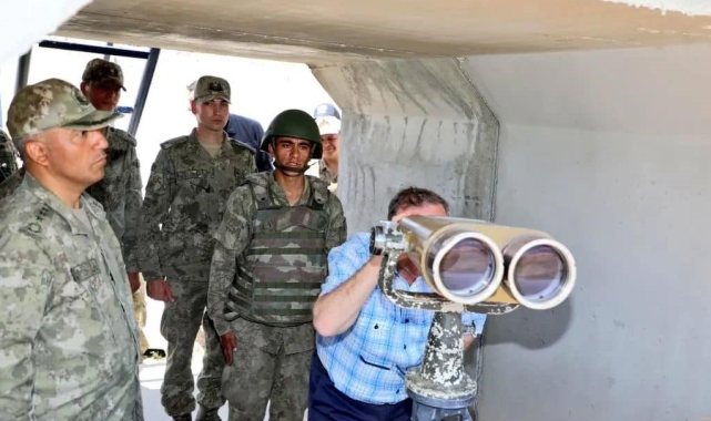 Kars Valisi Ziya Polat, üs bölgesinde