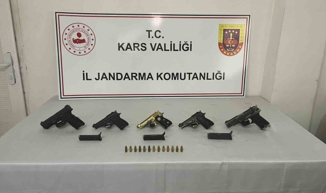 Kars'ta jandarmadan silah operasyonu