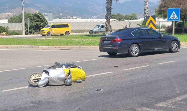 Kavşakta korkutan kaza: 1 yaralı