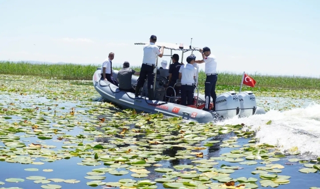 Kaymakam Akbulut, Işıklı Gölündeki turları denetledi