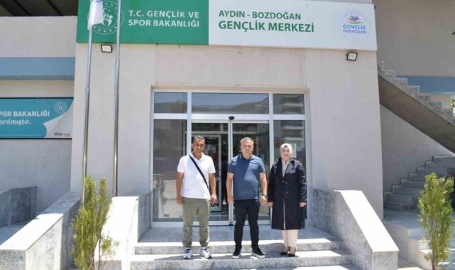 Kaymakamı Gökçe, Gençlik Merkezi'ndeki çalışmaları yerinde inceledi