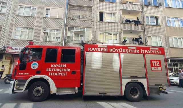 Kayseri'de ev yangını