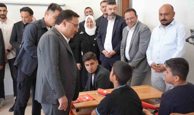 Kayseri'nin ilk terör şehidinin ismi yeni açılan ortaokula verildi