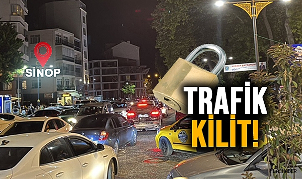 KENT MERKEZİNDE  TRAFİK YOĞUNLAŞTI!