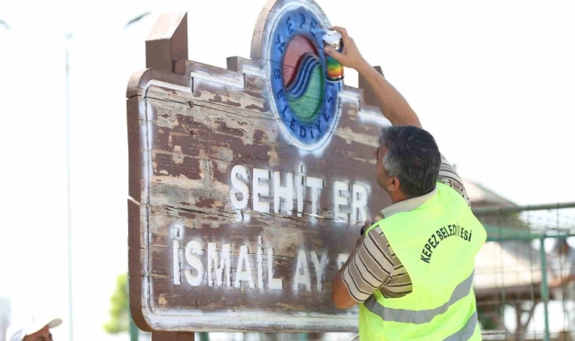 Kepez'in Şehit Er İsmail Ay Parkı yenilendi