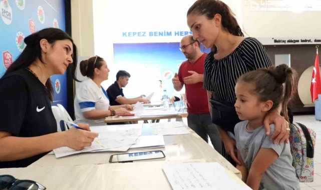 Kepez'in sportif yaz tatiline yoğun ilgi