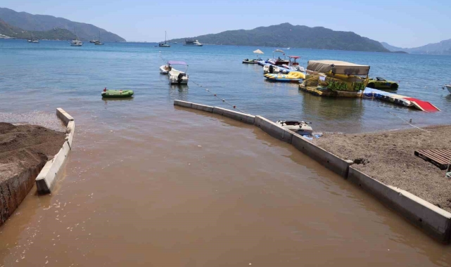 Ketenci Deresi'ne beton bariyer önlemi