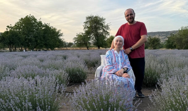 Kilisin 'Mor' bahçesine ziyaretçi akını