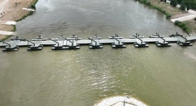 Kırklareli'nde "Geniş Sulu Açıklıklardan Geçiş Kabiliyet Gösterimi" tatbikatı