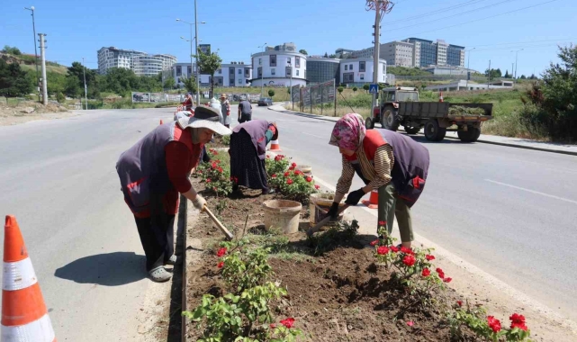 Konuralp çiçeklendiriliyor