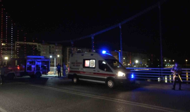 Köprüde intihar girişimi