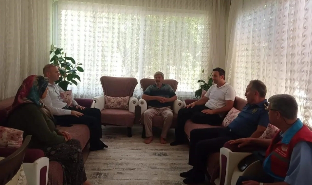 Köyceğiz'de şehit ve gazi ailelerine bayram ziyareti yapıldı