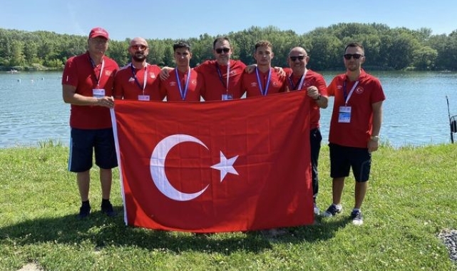 Köyceğizli kanocular Slovakya'da gümüş madalya kazandı