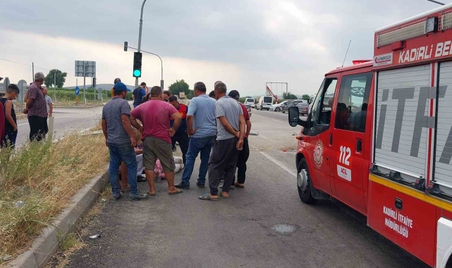 Kozan'da trafik kazası: 3 yaralı