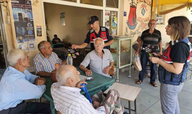 Kuyucak'ta jandarma orman yangınlarına dikkat çekti